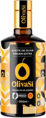 Envio grátis | Azeite de Oliva Oliva Sí Gold — Edição Ouro, Edição Limitada, AOVE Virgem Extra D.O.P. Priego de Córdoba Espanha Garrafa Medium 50 cl