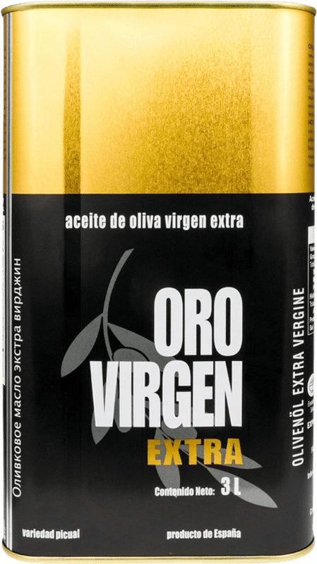 48,95 € | Оливковое масло Aceitex Oro — Золотая версия, ЭВО Экстра Вирджин Jaén Испания Picual — Пикуаль Специальная банка 3 L