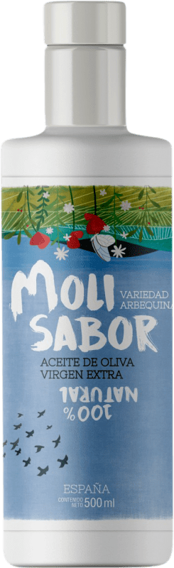 26,95 € Free Shipping | Olive Oil Oleícola Jaén Molisabor Virgen Extra Medium Bottle 50 cl
