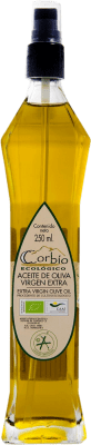 175,95 € | Caja de 24 unidades Aceite de Oliva Avirol Corbío Virgen Extra Ecológico Spray Jaén España Picual Botellín 25 cl