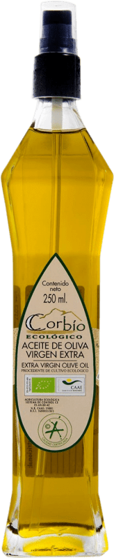 Envio grátis | Caixa de 24 unidades Azeite de Oliva Avirol Corbío Spray Pulverizador, AOVE Virgem Extra Jaén Espanha Picual Eco — Biológico Garrafinha 25 cl