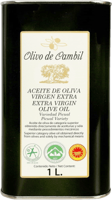 Envoi gratuit | Huile d'Olive Avirol Olivo de Cambil HOVE Vierge Extra D.O. Sierra Mágina Jaén Espagne Picual Canette Medium 1 L