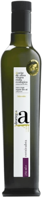 Free Shipping | Olive Oil Deortegas EVOO Extra Virgin Region of Murcia Spain Cornicabra Eco — Organic Small Bottle 25 cl
