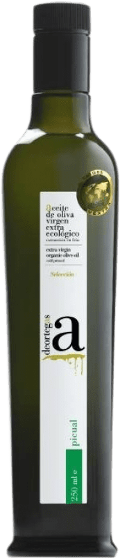 Envío gratis | Aceite de Oliva Deortegas AOVE Virgen Extra Región de Murcia España Picual Eco — Ecológico Botellín 25 cl