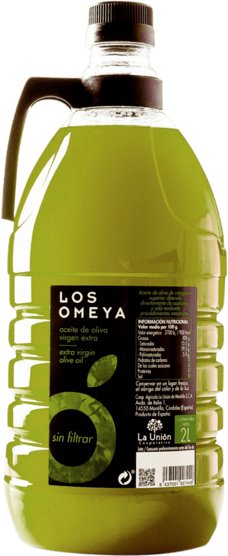 23,95 € | Olive Oil La Unión Los Omeya Virgen Extra sin Filtrar PET Córdoba Spain Carafe 2 L