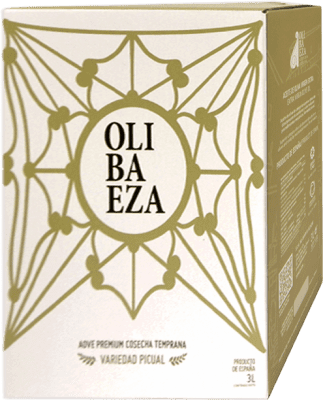 Spedizione Gratuita | Olio d'Oliva Olibaeza Premium, EVO Extra Vergine Jaén Spagna Picual Bag in Box 3 L