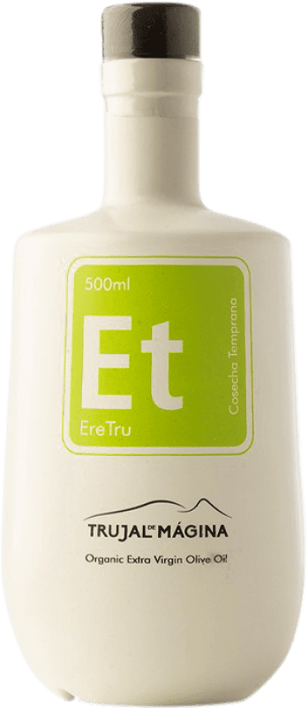 Envoi gratuit | Huile d'Olive Trujal de Mágina Et EreTru Cosecha Temprana — Récolte Précoce, HOVE Vierge Extra Jaén Espagne Picual Eco — Biologique Bouteille Medium 50 cl