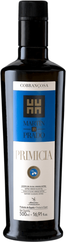 Free Shipping | Olive Oil Martín de Prado Primicia EVOO Extra Virgin Cáceres Spain Cobrançosa Medium Bottle 50 cl