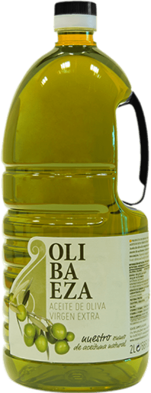 Envio grátis | Azeite de Oliva Olibaeza AOVE Virgem Extra Jaén Espanha Picual Garrafão 2 L PET