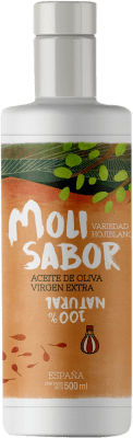 19,95 € | Olivenöl Oleícola Jaén Molisabor E-NOL Extra Nativ Jaén Spanien Hojiblanca Medium-Flasche 50 cl