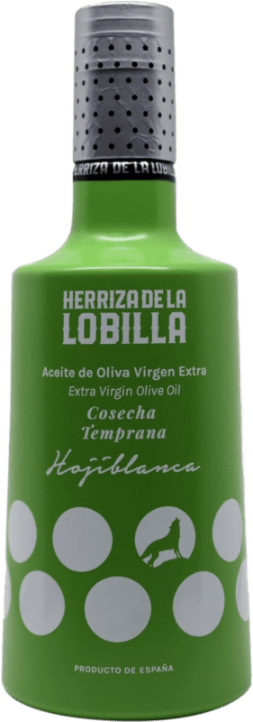 Envío gratis | Aceite de Oliva Herriza de la Lobilla AOVE Virgen Extra Sevilla España Hojiblanca Botella Medium 50 cl