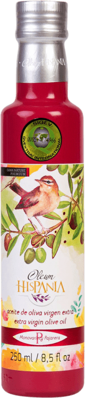 Envio grátis | Caixa de 12 unidades Azeite de Oliva Oleum Hispania Nature Premium, AOVE Virgem Extra Córdoba Espanha Pajarera Garrafinha 25 cl