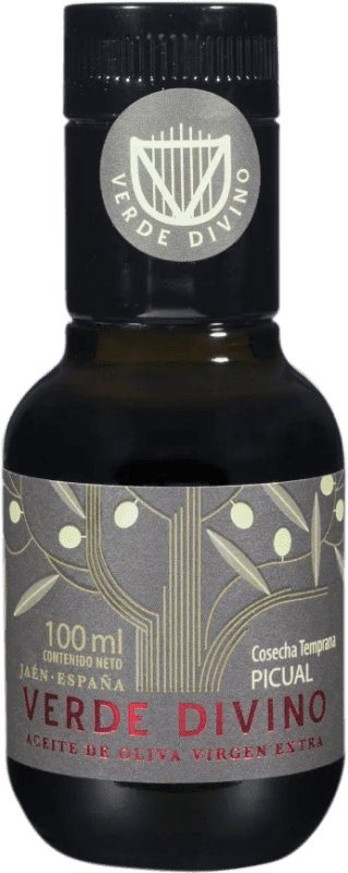 4,95 € | Olive Oil Verde Divino Cosecha Temprana — Early Harvest, EVOO Extra Virgin Jaén Spain Picual Miniature Bottle 10 cl