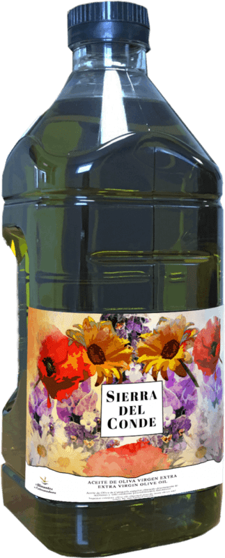 32,95 € | Оливковое масло Naturvie Sierra del Conde Virgen Extra PET Badajoz Испания Специальная бутылка 2 L