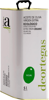 Envoi gratuit | Huile d'Olive Deortegas HOVE Vierge Extra Région de Murcie Espagne Picual Eco — Biologique Canette Spéciale 5 L