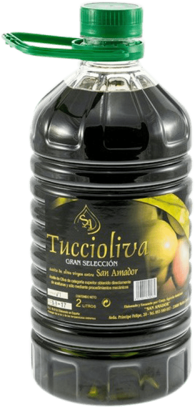 33,95 € | Huile d'Olive Tuccioliva Tuccioliva Virgen Extra PET Jaén Espagne Picual Carafe 2 L