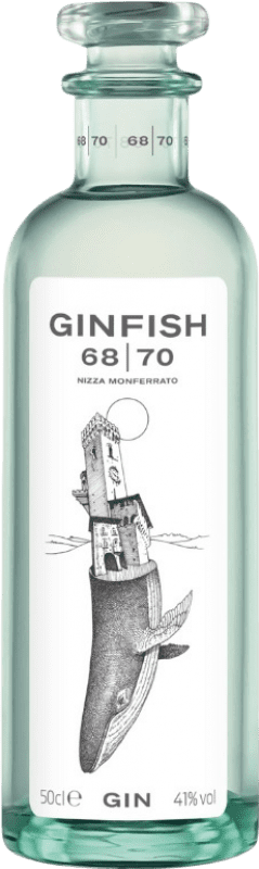 59,95 € Envio grátis | Gin Lane 1751 Ginfish 68.70 Nizza Monferrato Garrafa Medium 50 cl