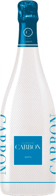 Carbon Effect Efecto Carbono Sleeve Sunset Beach Club Extra -Sec Champagne 75 cl