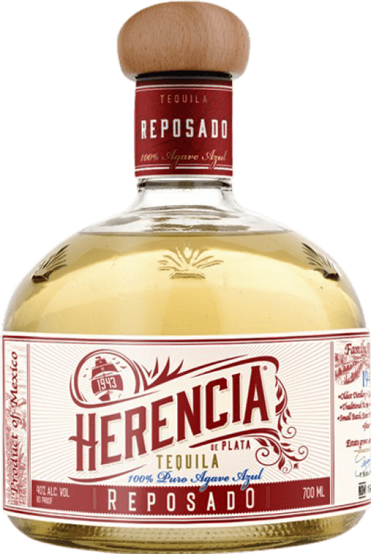 62,95 € Бесплатная доставка | Текила Tequilas del Señor Herencia de Plata Reposado — Репосадо