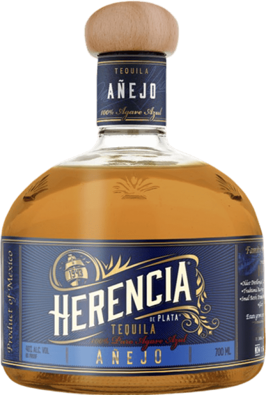 88,95 € Free Shipping | Tequila Tequilas del Señor Herencia de Plata Añejo