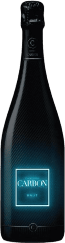 409,95 € Envío gratis | Espumoso blanco Carbon Fiber Fibra de Carbono Luminous Brut A.O.C. Champagne Botella Magnum 1,5 L