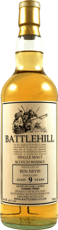 119,95 € | Single Malt Whisky Duncan Taylor At Ben Nevis Oak Casks Cognac Finish Ecosse Royaume-Uni 9 Ans 70 cl