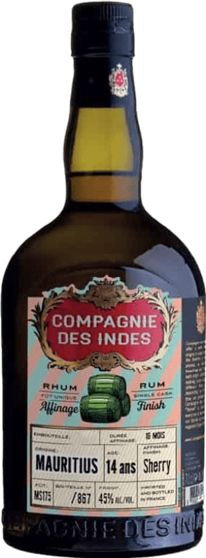 87,95 € | Ром Compagnie des Indes Mauritius Sherry Finish Франция 70 cl