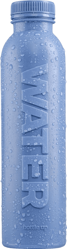Envoi gratuit | Boîte de 6 unités Eau Bottle Up Blue Natural Pays-Bas Bouteille Medium 50 cl