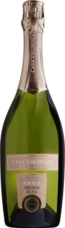 Kostenloser Versand | Weißer Sekt Casa Valduga Brut Nature Traditionell, Premium Brasilien Pinot Noir — Spätburgunder, Chardonnay 75 cl