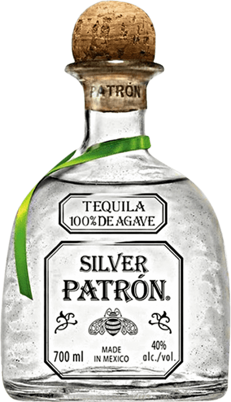 79,95 € Kostenloser Versand | Tequila Patrón Metal Silver — Edition Silber, Limitierte Edition