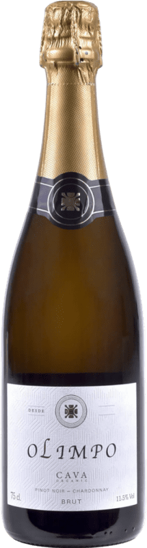 Envío gratis | Espumoso Blanco Alto Buen Grado Olimpo D.O. Cava Comunidad Valenciana España Pinot Negro, Chardonnay 75 cl