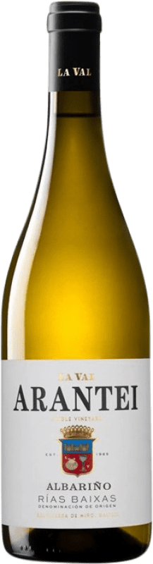 Kostenloser Versand | Weißwein La Val Finca Arantei D.O. Rías Baixas Galizien Spanien Albariño — Albarinho 75 cl
