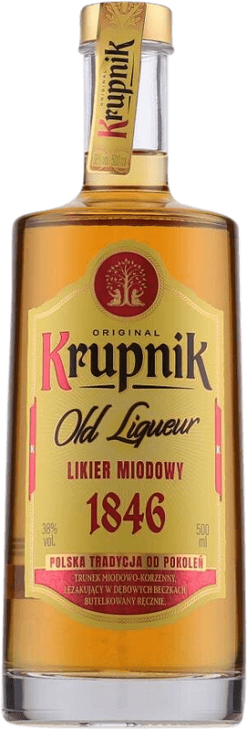 19,95 € Free Shipping | Liqueurs Krupnik Honiglikör Old Medium Bottle 50 cl