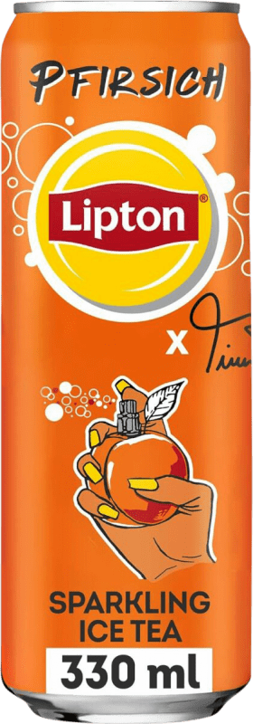 0,95 € Spedizione Gratuita | Bibite Lipton Sparkling — Spumante Lattina 33 cl Pfirsich — Pesca, Ice Tea — Tè Freddo