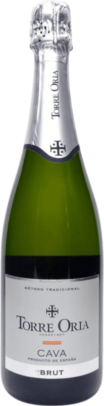 9,95 € | White sparkling Torre Oria Brut D.O. Cava Spain Macabeo 75 cl