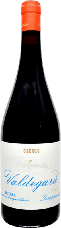 Бесплатная доставка | Красное вино Obergo Valdegarú D.O.Ca. Rioja Ла-Риоха Испания Tempranillo — Темпранильо 75 cl