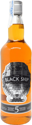Whisky Blend Spirimonde. The Black Ship Ecosse 5 Ans 70 cl