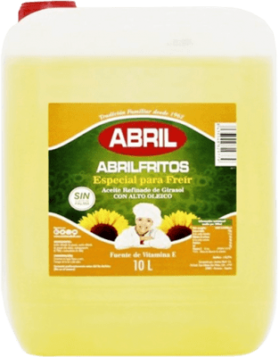 Aceite Vegetal Abril Abrilfritos Freir Especial, Alto Oleico Garrafa 10 L Girasol