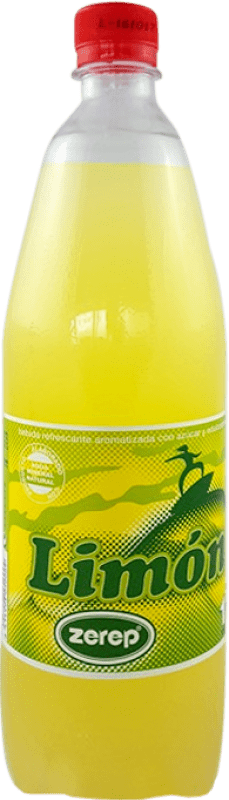 10,95 € Envío gratis | Caja de 12 unidades Refrescos Zerep Limón PET