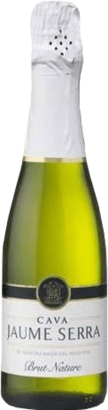 3,95 € Spedizione Gratuita | Spumante bianco Jaume Serra Brut Nature D.O. Cava Piccola Bottiglia 20 cl