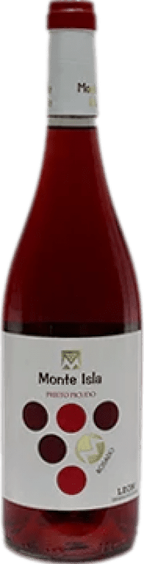 Envio grátis | Caixa de 12 unidades Vinho rosé Cepas Leonesas Monte Isla D.O. Tierra de León Castela e Leão Espanha Prieto Picudo 75 cl