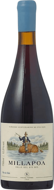 Envoi gratuit | Vin Rouge Torres Millapoa Crianza Santiago de Chile Espagne 75 cl