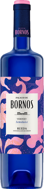 Envoi gratuit | Blanc mousseux Palacio de Bornos Demi-Sec Demi-Sucré Espagne 75 cl