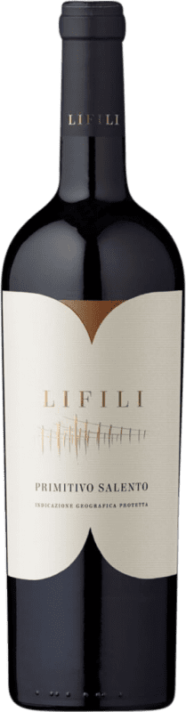 Envío gratis | Vino tinto a6mani Lifili I.G.T. Salento Puglia Italia Primitivo 75 cl