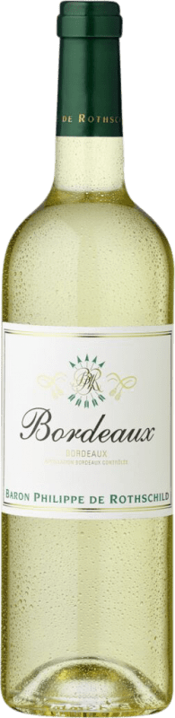 12,95 € Envio grátis | Vinho branco Philippe de Rothschild Blanc Seco A.O.C. Bordeaux