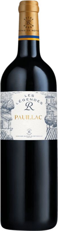 Free Shipping | Red wine Château Lafite-Rothschild Les Légendes R A.O.C. Pauillac Bordeaux France Merlot, Cabernet Sauvignon Magnum Bottle 1,5 L