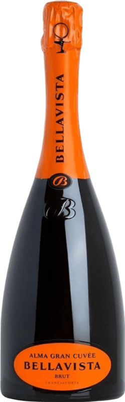 Free Shipping | White sparkling Bellavista La Scala Vintage Brut D.O.C.G. Franciacorta Lombardia Italy Pinot Black, Chardonnay 75 cl