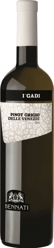 Envio grátis | Vinho branco Bennati I Gadi Seco I.G.T. Veneto Vêneto Itália Pinot Cinza 75 cl