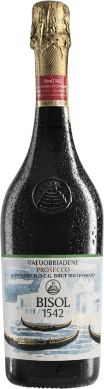 49,95 € Envoi gratuit | Blanc mousseux Bisol Gondolieri Millesimato Brut I.G.T. Veneto