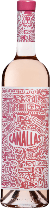 Kostenloser Versand | Rosé-Wein Antonio Arráez Canallas Rosado Trocken D.O. Valencia Valencianische Gemeinschaft Spanien Bobal 75 cl